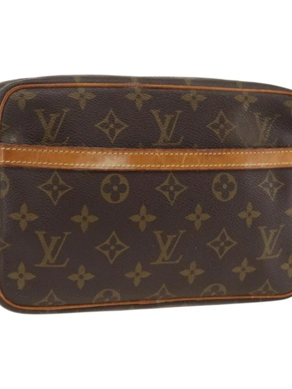 LOUIS VUITTON Monogram Compiegne 23 Clutch Bag